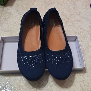 Allegro Ombre Crystal Knit Ballet flats